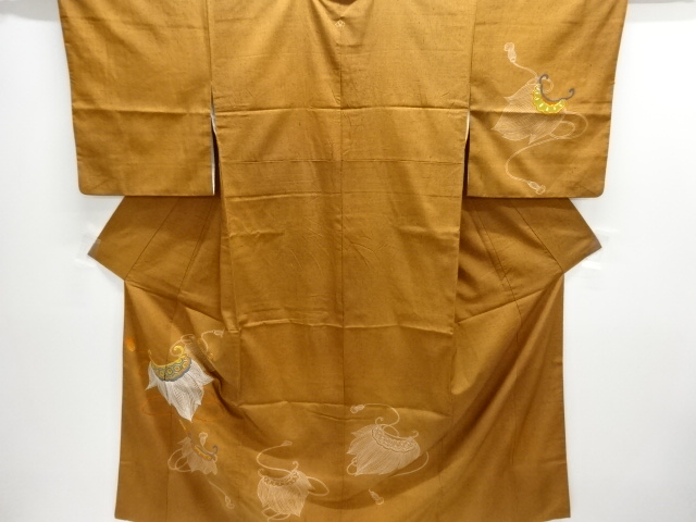 Japanese Kimono / Tsumugi Omeshi Silk